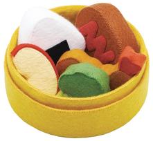 Sunfelt Felt Pretend Play Kit Mametaro Toy Bento Box Pretend Play Hamburger Bento MO-1