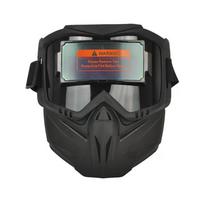 Head-mounted Welder Mask Face Protector Welding Face Shield  Eye Safety round chin