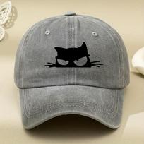Owl print retro versatile soft brimmed baseball cap for both Unisex and Women adjustable outdoor casual cap comfortable and cool Adjustable
