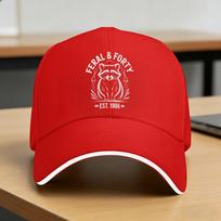 Summer Casual Baseball Cap Feral and Forty 40th Birthday Raccoon Funny Fortieth Humor Running Hippie Trucker Hat Baseball Caps One Size