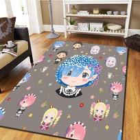 Re Zero Living Room Carpet, Bedroom Use, Home Decor Cool Movie Mat Play Floor Mat -HE47 60x90cm