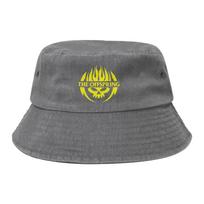 Unisex Bucket Hat Yellow Flaming Skull The Offspring Summer Beach Vacation Getaway Headwear Fishing Caps  Bob Hat Birthday Gift One Size