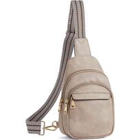 New Chest Sling Bag Crossbody Bag Pu Leather Shoulder Bag Large Sling Backpack Fanny Packs Chest Bag Travel Cycling Sports Bag 17x8x26cm