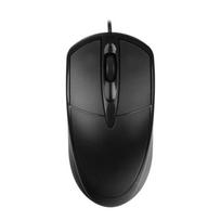 JIANDO Wired USB Silent 3-Button Optical Mouse, 1000 DPI, Ambidextrous Design, Compact, PC Mouse, WindowsMac Compatible, Black