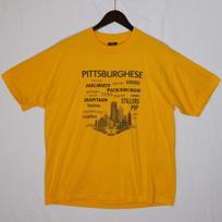 Vintage 1990s Pittsburgh PITTSBURGHESE Funny Graphic Single Stitch T Shirt XL XXXL