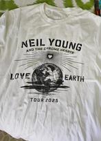 Išpardavimas! Neil Young Meilė Žemei Turo 2026 Gerbėjų Sukurtas pakartotinis spaudinys 2 pusės Marškinėliai Dovana M