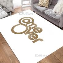 Gaming Game Over Gamer Carpet Rug Large Floor Door Hallway Step Rugs Mat for Playroom Bedroom Living Room Entrance Home Decor 40x60cm