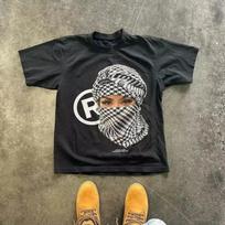 Y2K Graphic Oversized T-Shirt Men’s Streetwear Baggy Hip Hop Cotton Tee S