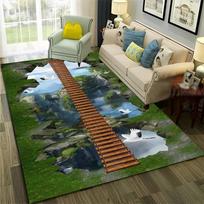 Underwater HD Hallucination Vision 3D Illusion Carpet Rug for Home Living Room Bedroom Sofa Doormat ,Area Rug Floor Mat Decor 40x60cm 16x24 inch