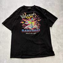 Vintage T Shirt Mens Large Black Single Stitch Graphic Print 90s USA M