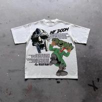MF DOOM Style Graphic T Shirt Hip Hop Rap Vintage Cotton Tee Streetwear M-4XL XL