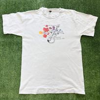 Vintage T Shirt Mens Large Grey Single Stitch Graphic Print 80s Music (F) S