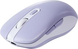 C4025 Wireless Mouse, Bluetooth 2.4G, USB, Silent, Compact, Type-C Rechargeable, 6 Buttons, Optical, Connects to 3 Devices, Compatible with PCs,