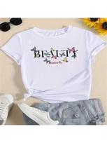 Lovely Butterfly  90s Short Sleeve Printed T Shirt Clothing Female Fashion Wounisex Top Casual Tee Clothes Graphic T-Shirts S įvairiaspalvis