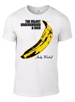 The Velvet Underground & Nico T-shirt Andy Warhol Lou Reed banana beatles tee W XL
