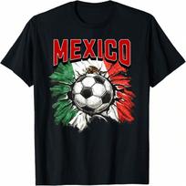 Mexican Flag Soccer Mexico Pride Futbol Family Cup T-Shirt S įvairiaspalvis