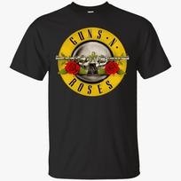 GUNS N' ROSES cd cvr Appetite for Destruction BULLET LOGO Official SHIRT XL new L