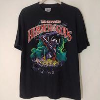 Rare 1988 Led Zeppelin Hammer Of The Gods black T shirt Reprint S
