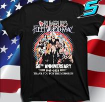 Fleetwood Mac Rumours 58th Anniversary Thanks For Memories T-shirt size S-5XL XXXL