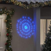 Vidaxl Ozdoby Świąteczne Ze 140 Lampkami Led, 4 Szt, Niebieskie, 17 Cm