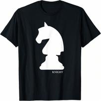 Knight Chess Piece Game Matching Simple Halloween Costume T-Shirt S