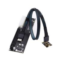 Chenyang Oculink SFF-8612 - PCI-E 3.04.0 M.2 M-Key to SFF-8611 Host Adapter for eGPUGPD Win Max2 External Graphics Cards & SSDs