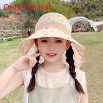 Kids Floppy Sun Hat With Breathable Ice Silk Material For Beach And Picnic Use
