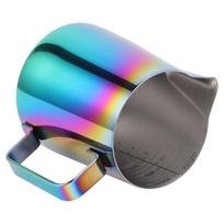Stainless Steel Coffee Pitcher Colorful Milk Frothing Pitcher Latte Art Cup  Cappuccino Making