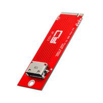 NFHK PCI-E 3.0 M.2 M-Key to Oculink SFF-8612 SFF-8611 Host Adapter for PCIe NVMe SSD 2260 Adapter
