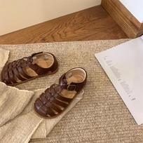 Keji Knitting Summer Classmate Children's Sandals Girls Baotou Roman Shoes Hollow Breathable Boys' Baby Shoes 22-25 sizes, the whole size is 4 pairs minimum