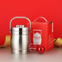 Siga Stainless Steel Insulated Divided Lunch Box