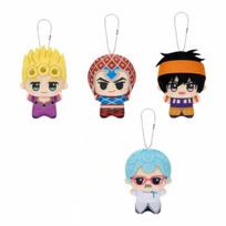 JoJo's Bizarre Adventure: Golden Wind Chibi Gurumi Vol. 1 4-Piece Set (Giorno Giovanna, Guido Mista, Narancia Ghirga, Ghiaccio) Size: Approx. 11cm