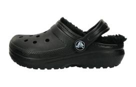 Kids' Crocs Classic Lined Kids Clogs Black 207010-060 30