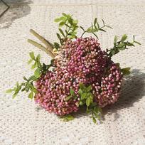 3pcs/set Handmade Clove Artificial Flowers DIY Small Flower Bud Simulation Flowers Fake Flower Home Table Wedding Decoration