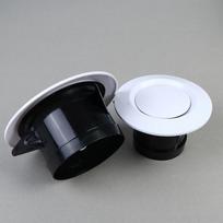 Adjustable Round Air Vent Extractor Valve 75-200mm Air Vent Extract Valve Grille Wall Mount Ceiling Air Vent Cover A1