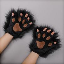 Wolf Claw Halloween Gloves Polyester Cat Paw Mittens Raptor Claw Bear Paw Gloves  Male/female