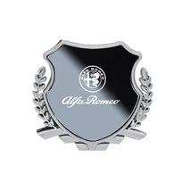 For Alfa Romeo 159 156 147 Mito Giulia Giulietta Car Side Modification Sign Triangular Metal Sticke Accessories