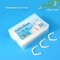Reusable Replaceable Dental Floss Sticks Oral Care Teeth Cleaning Floss Pick Toothpick Hygiene Tool