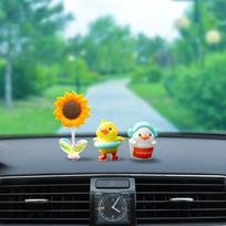 Purtymo rankena Panda Saulės energija Automobilio puošmena Drebėjimo galvutė Lėlė Automobilio ornamentas Automobilių priedai Prietaisų skydelio apdaila Automobilio stilius