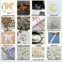 Ita Bag Mixed Gold & Silver Lace-Edged Bandage Pack - Antique Beauty Decoration & Props