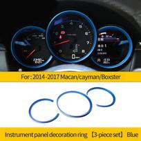 car dashboard decorative ring For Porsche Macan 911 718 Paramera Cayenne instrument panel modification ring accessories