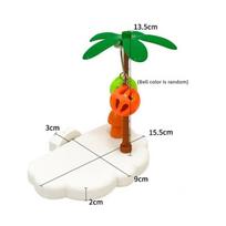 Budgie Cockatiel Bird Perch Platform Bell Ball Cage Accessory New Enrichment Toy  Molar balta