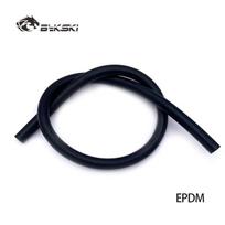 Bykski EPDM 1 Meter Soft Tube ID9.8mm / OD15.9mm /Corrosion/ High Temperature/ Aging Resistance Cooler Rubber Hose for PC Server 1 Meter-black