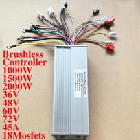 48V 60V 72V 2000W/2500W E-bike controller 45A /60A 18 MOSFET DC controller dual mode For Electric Scooter Bike Speed Motor 2000W-72V-45A