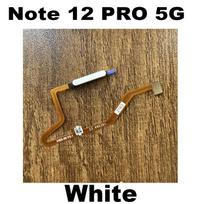 New For Xiaomi Redmi Note 12 PRO Fingerprint Sensor Home Button Menu Touch ID Scanner Ribbon Connector Flex Cable 4G 5G Note 12pro 5G white