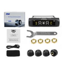 USB Android TPMS Car Tire Pressure Monitor with 4 External Sensors 116 psi Monitoring Alarm System 5V Wireless Transmission TPMS External sensor