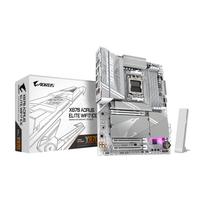 GIGABYTE X870 AORUS ELITE WIFI7 ICE - AMD Ryzen compatible, White ATX Standard Gaming Motherboard MB6573