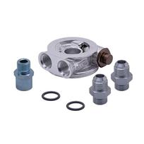 3/4-16 UNF Universal AN10 Oil Filter Cooler Adapter Sandwich Plate Thermostat Adapter Oil Filter Adapter  SW07 Threads  AN8