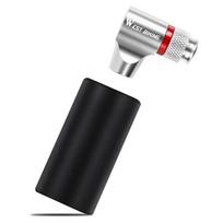 WEST BIKING CO2 Mini Pump Inflator Portable Pump Schrader Presta Valve Adapter Pump CO2 Cartridge MTB Road Bicycle Pump