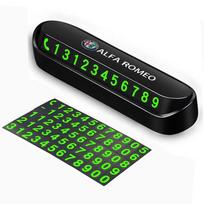 Car Parking Contact Number Plate Move Car Contact Card For Alfa Romeo Giulietta Mito 159 Giulia Stelvio 156 147 Tonale Brera juoda